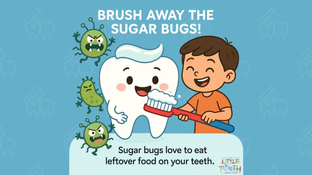brush away sugar bugs